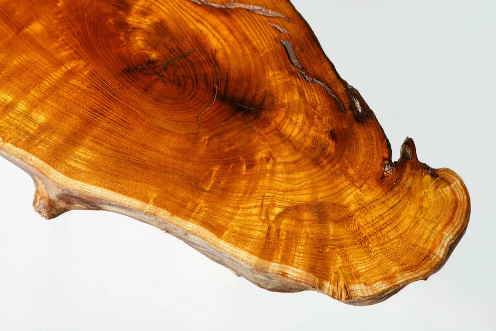 Bespoke Live Edge Mulberry Bench with Handcrafted Maple Legs by Nola Boards - Photo 2