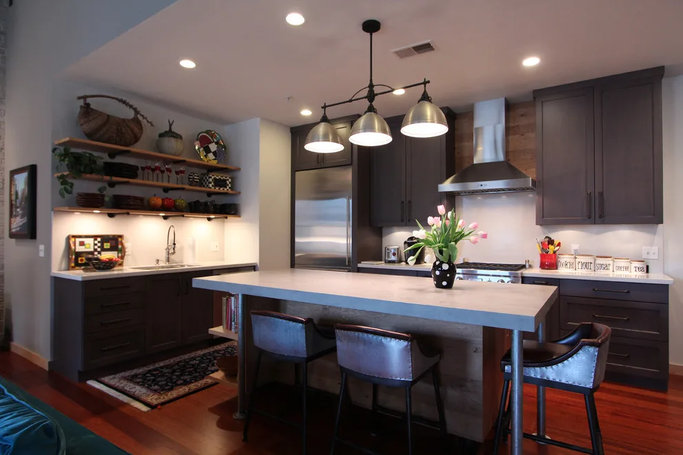 Textured Industrial Loft Kitchen by Badger GraniteWerks, Inc. - Photo 13