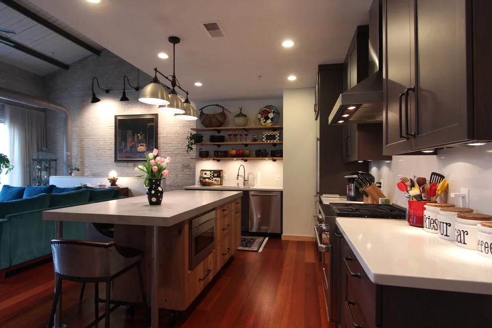Textured Industrial Loft Kitchen by Badger GraniteWerks, Inc. - Photo 4