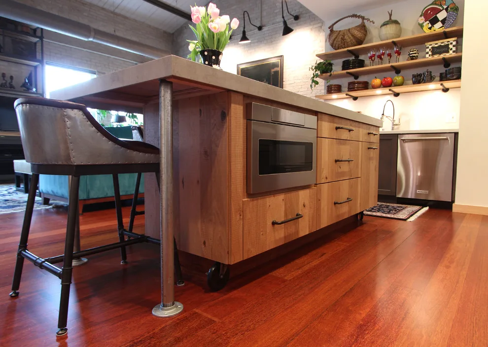 Textured Industrial Loft Kitchen by Badger GraniteWerks, Inc. - Photo 2