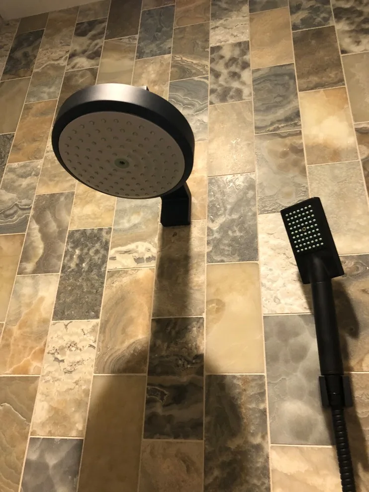 Bespoke Rustic Beige Shower Tile Setup by Prestige Stone & Tile - Photo 3