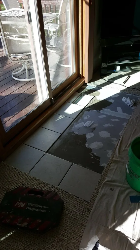 Dahlen Patio Door Installation by Epic Tileworks - Photo 2