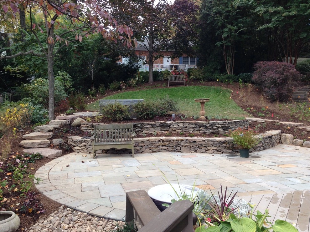 Curved hardscape by Landscape Design Associates - Photo 2