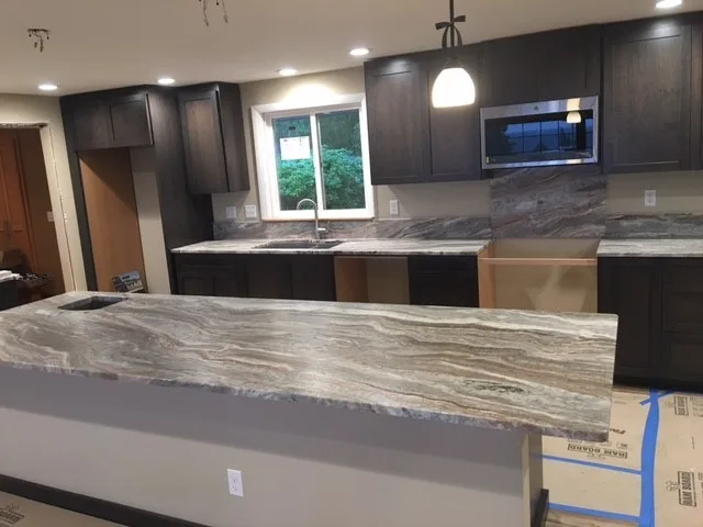 Brown Fantasy Granite Surfaces by Tops Solid Surface - Photo 11