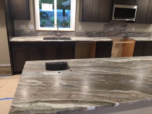 Brown Fantasy Granite Surfaces by Tops Solid Surface - Photo 6
