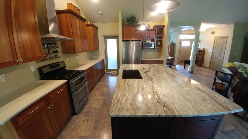 Brown Fantasy Granite Surfaces by Tops Solid Surface - Photo 54