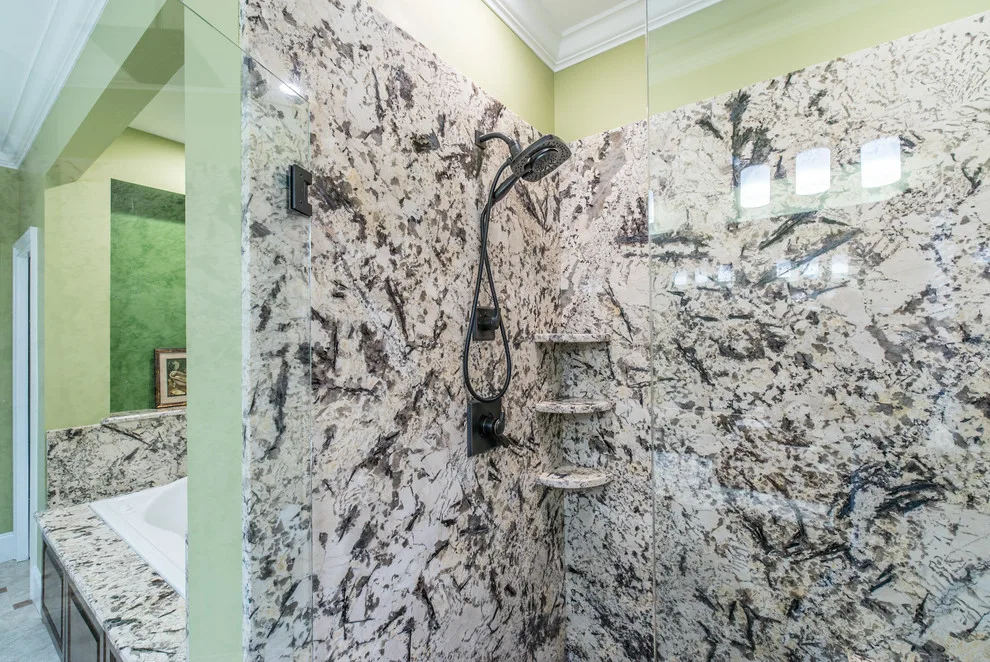 Elegant White Granite Bathroom Countertops by East Coast Granite & Tile - Photo 4