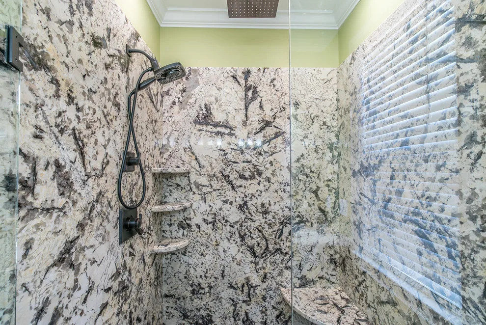 Elegant White Granite Bathroom Countertops by East Coast Granite & Tile - Photo 13