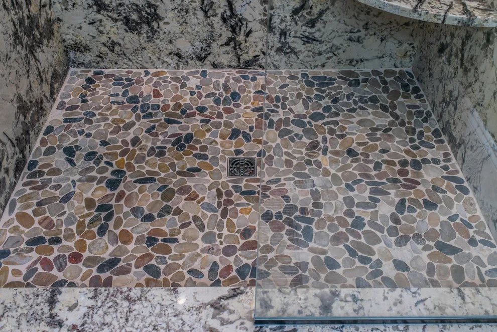 Elegant White Granite Bathroom Countertops by East Coast Granite & Tile - Photo 14