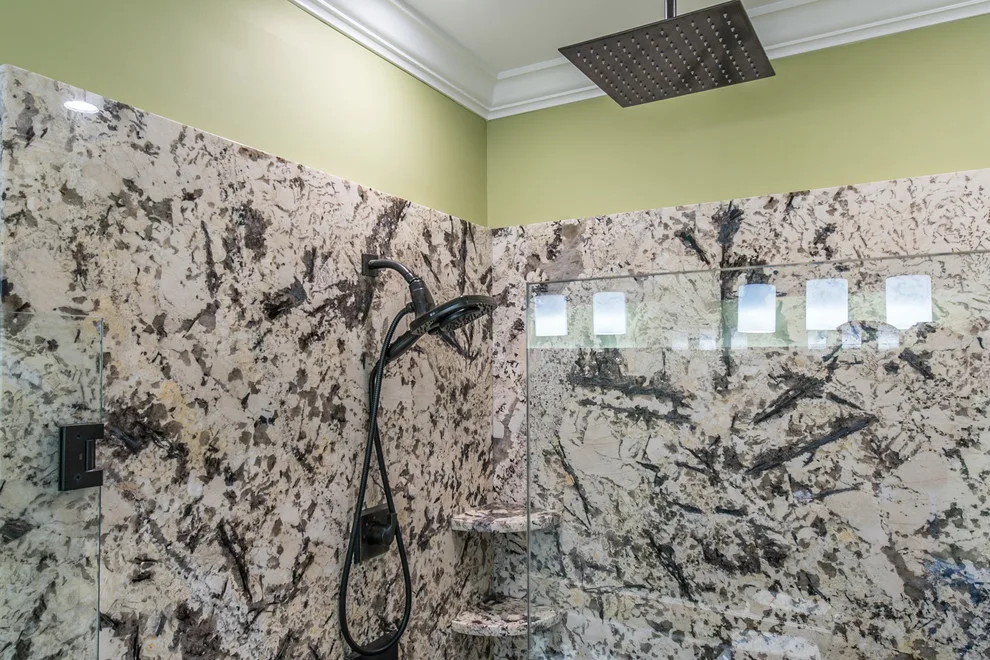 Elegant White Granite Bathroom Countertops by East Coast Granite & Tile - Photo 5