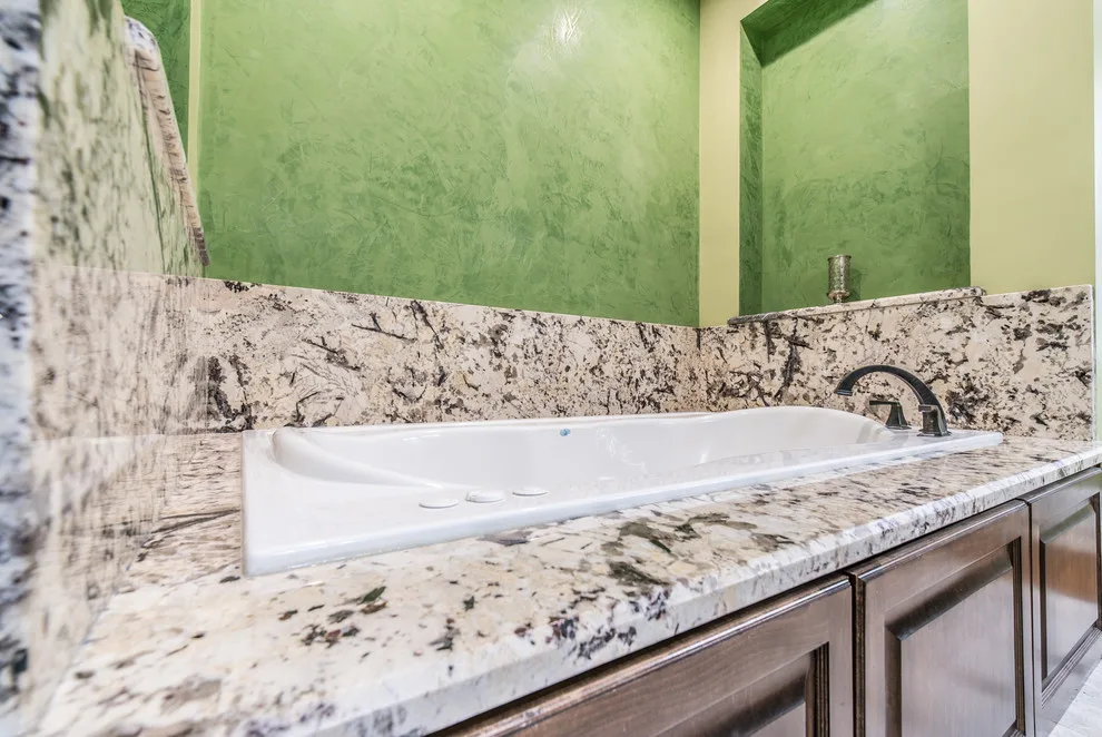 Elegant White Granite Bathroom Countertops by East Coast Granite & Tile - Photo 15