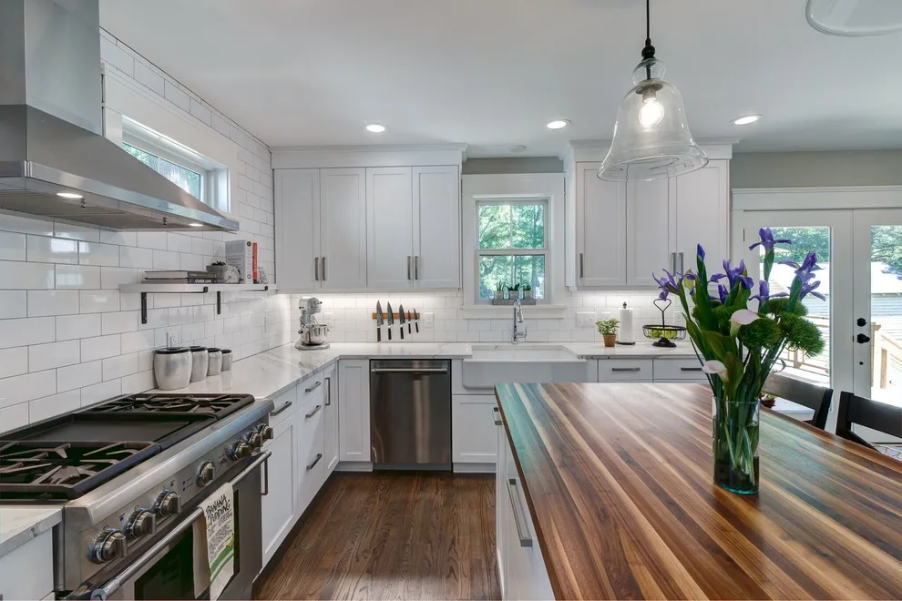 Contemporary Durham Farmhouse by Armani Fine Woodworking - Photo 10