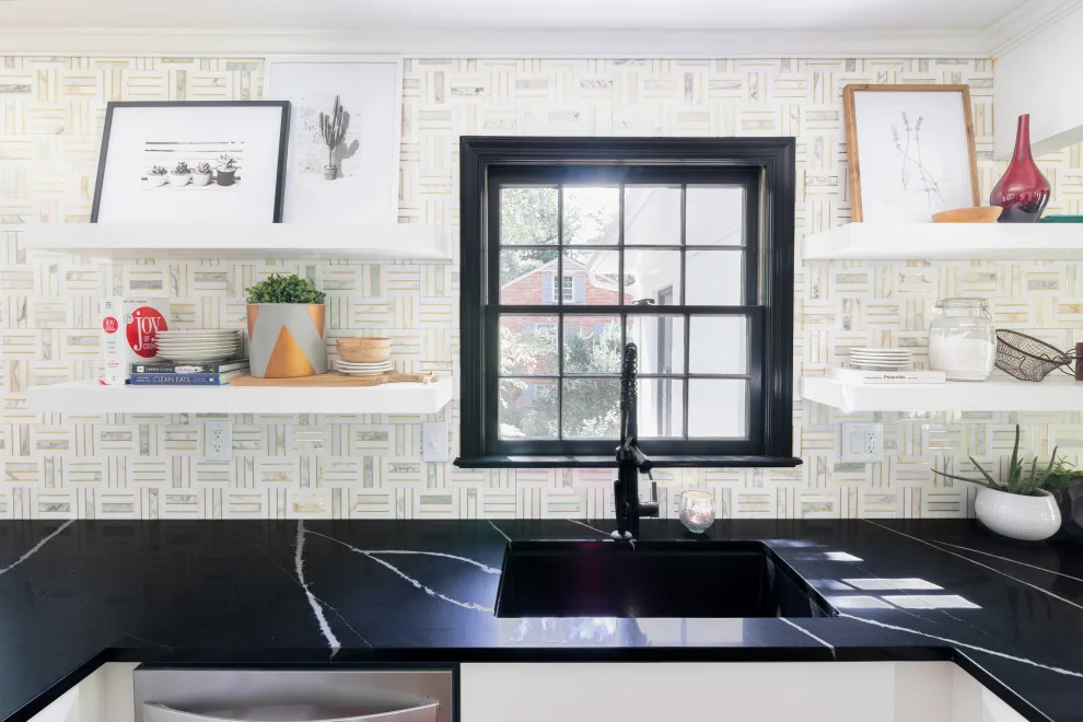 Timeless Marquina Silestone Quartz Kitchen by Marble Granite World - Photo 7