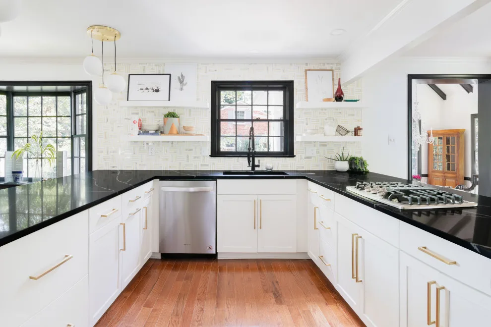 Timeless Marquina Silestone Quartz Kitchen by Marble Granite World - Photo 4