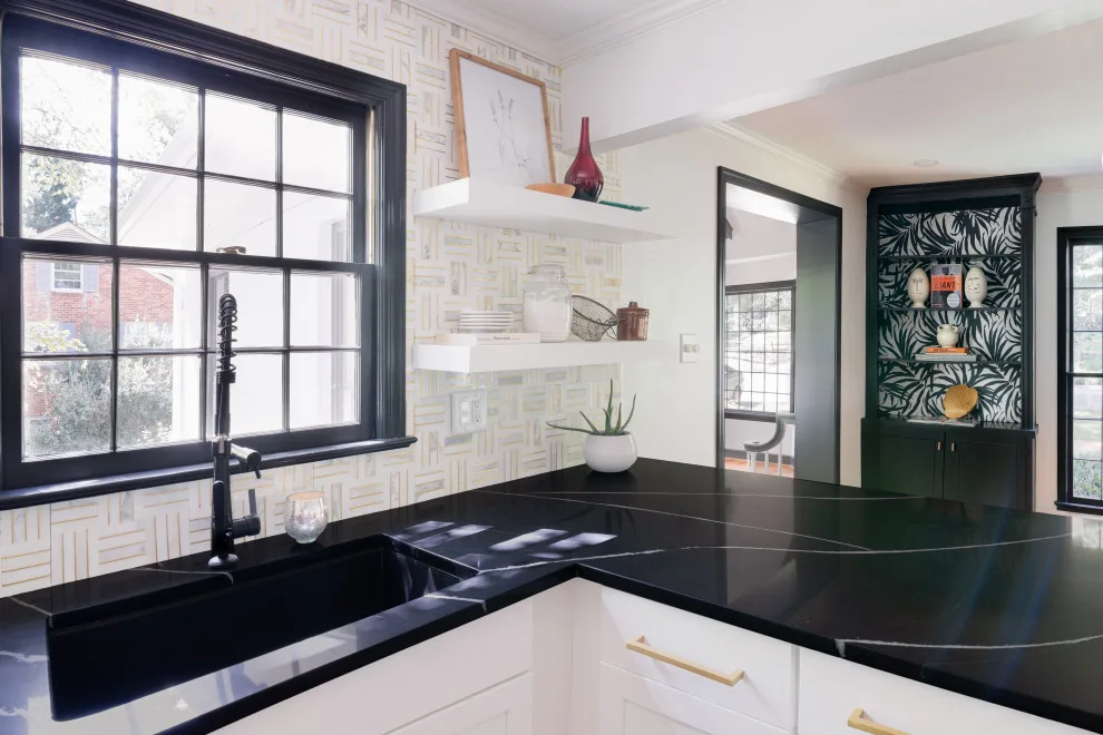 Timeless Marquina Silestone Quartz Kitchen by Marble Granite World - Photo 2