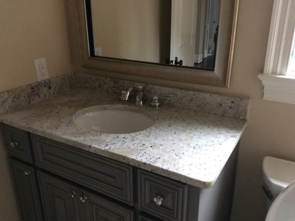 Amazing White Bathroom by Bolder Granite - Photo 2