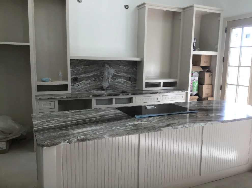 Bookmatched Fantasy Brown Kitchen by Granite Makeover - Photo 6