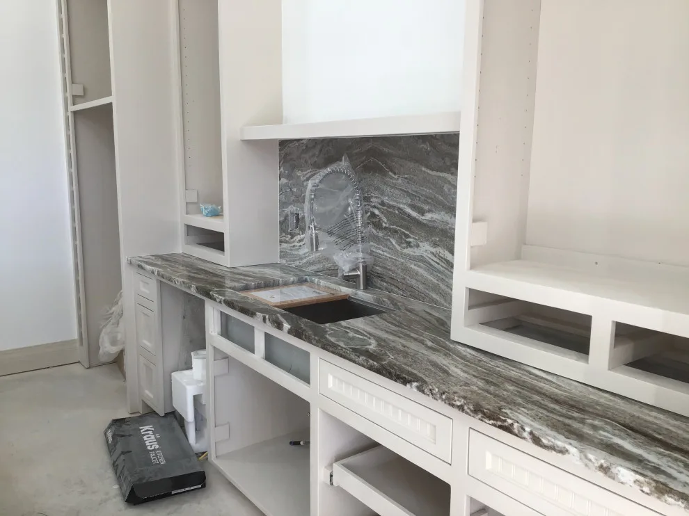 Bookmatched Fantasy Brown Kitchen by Granite Makeover - Photo 2