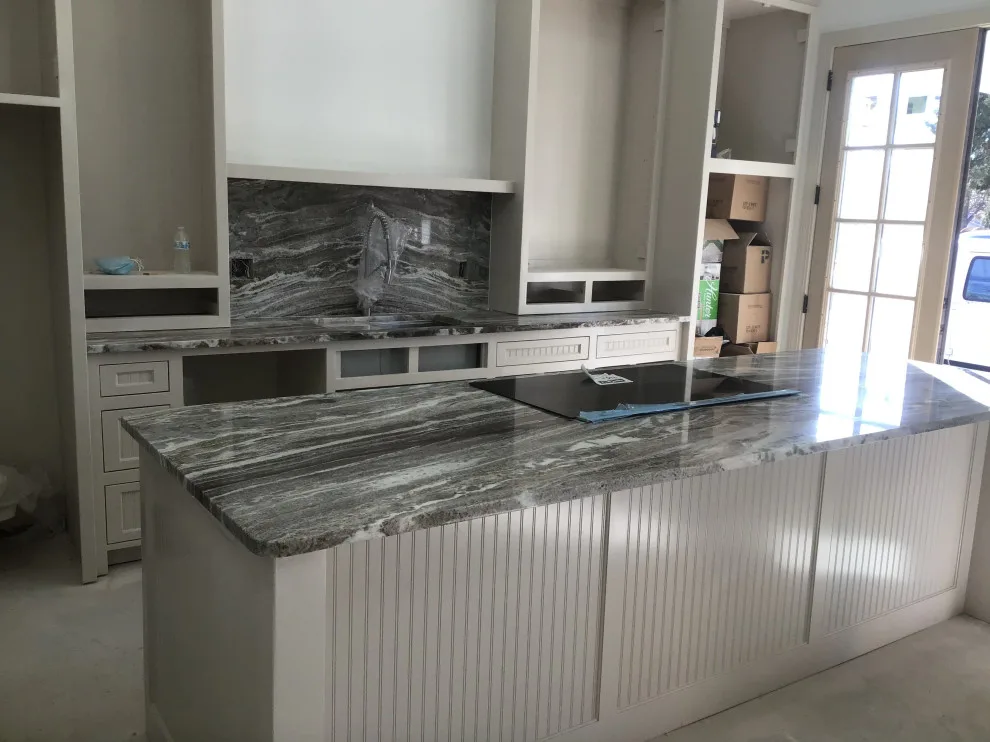 Bookmatched Fantasy Brown Kitchen by Granite Makeover - Photo 5