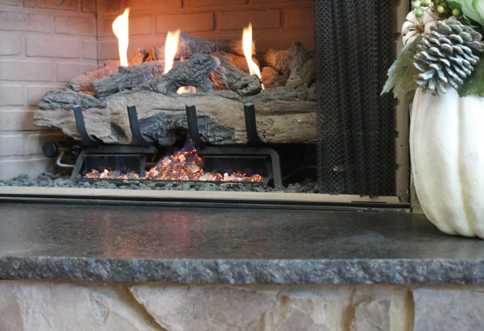 Eden Hearth, Chiseled Edge Leathered Granite by Bison Countertops - Photo 3