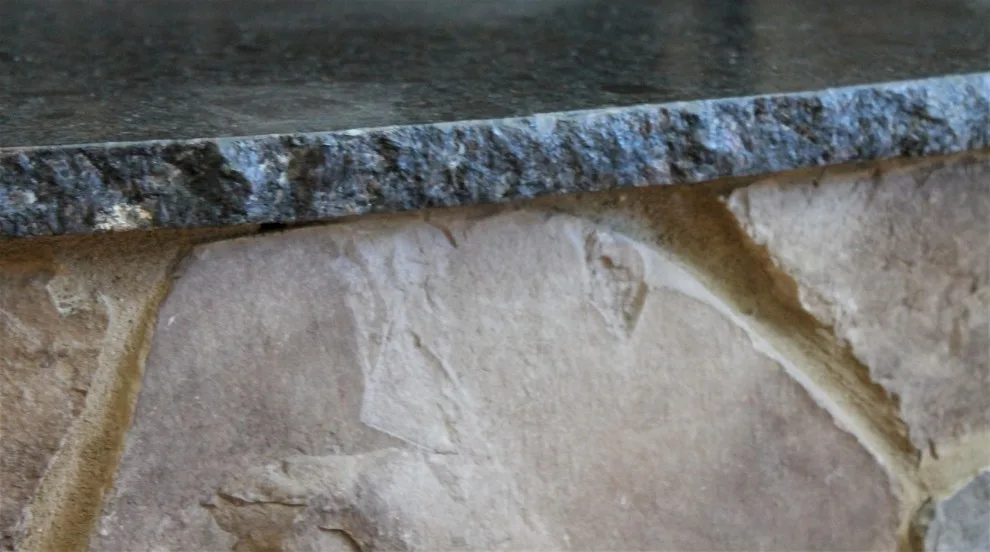 Eden Hearth, Chiseled Edge Leathered Granite by Bison Countertops - Photo 2