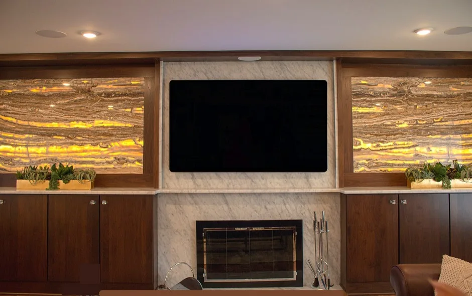 Chimney Hearth by Italian Marble & Granite Inc - Photo 3