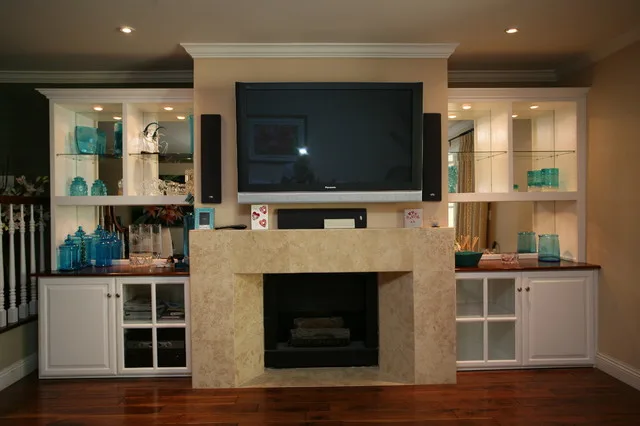 Modern Fireplace Design for a Savannah Home by Prestige Stone & Tile - Photo 2