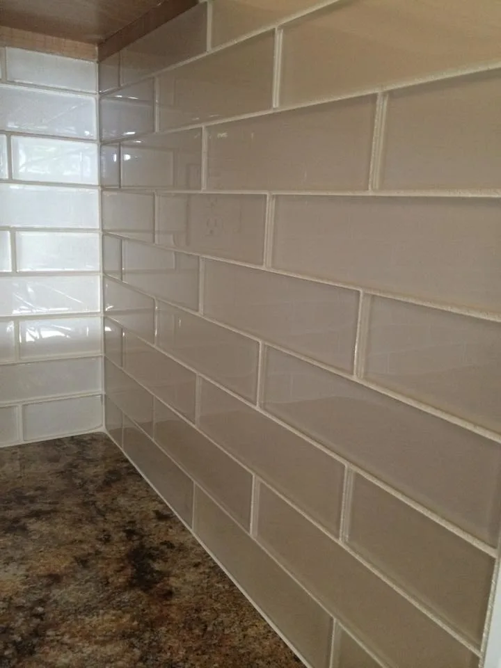 Kitchen Backsplash of Granite and Glass by Family Floors & More - Photo 4