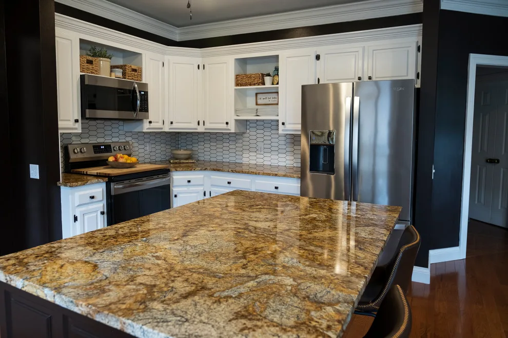 Granite Enhances Black and White Kitchen Appeal by WilgusIQ - Photo 4