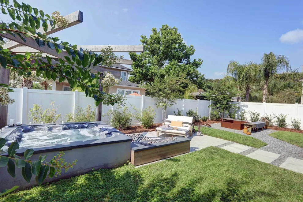 Contemporary Backyard at Jacksonville Beach by Concrete Commander - Photo 16