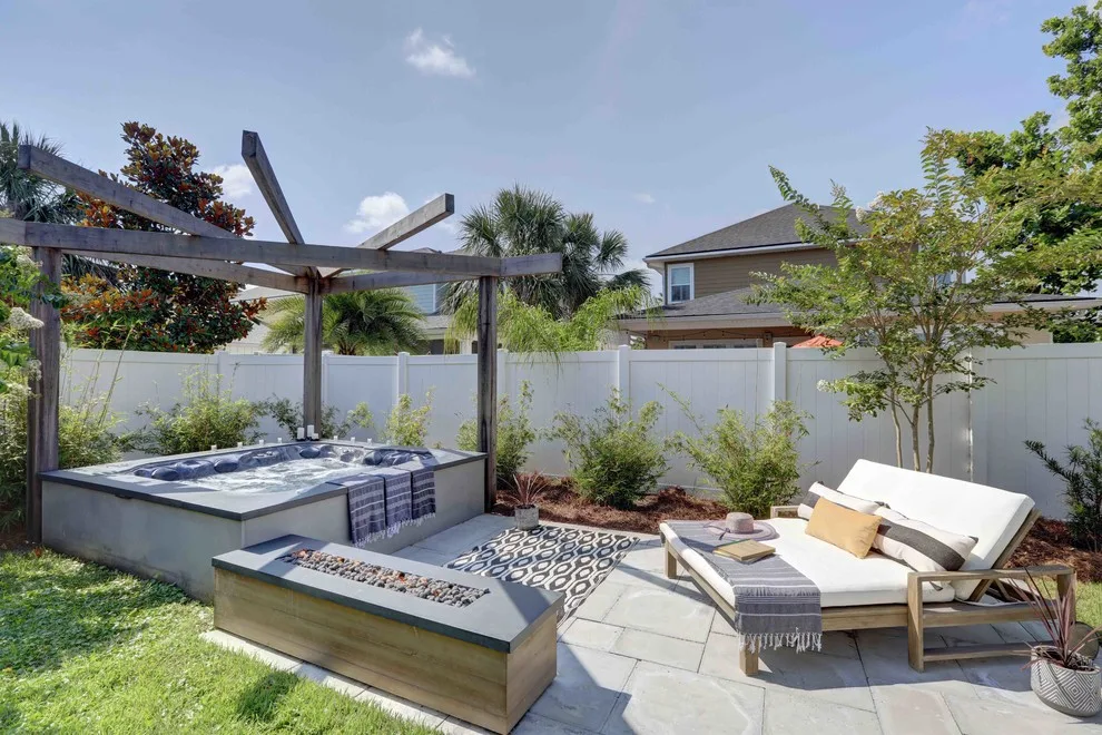 Contemporary Backyard at Jacksonville Beach by Concrete Commander - Photo 7