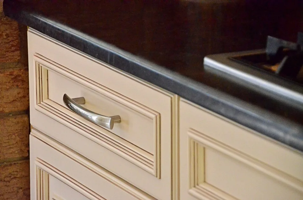 Brown Antique Leathered Kitchen by Bolder Granite - Photo 2