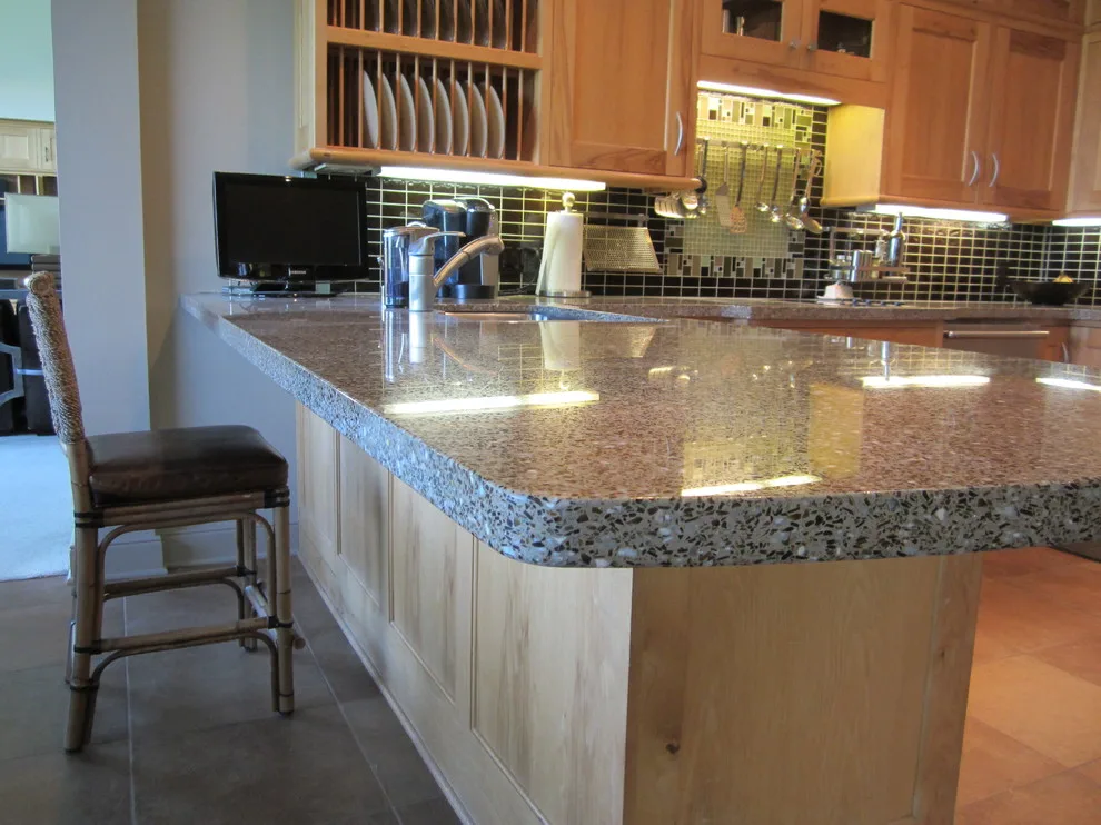 Culinary Space by Inspired Composites Recycled Glass Countertops - Photo 6