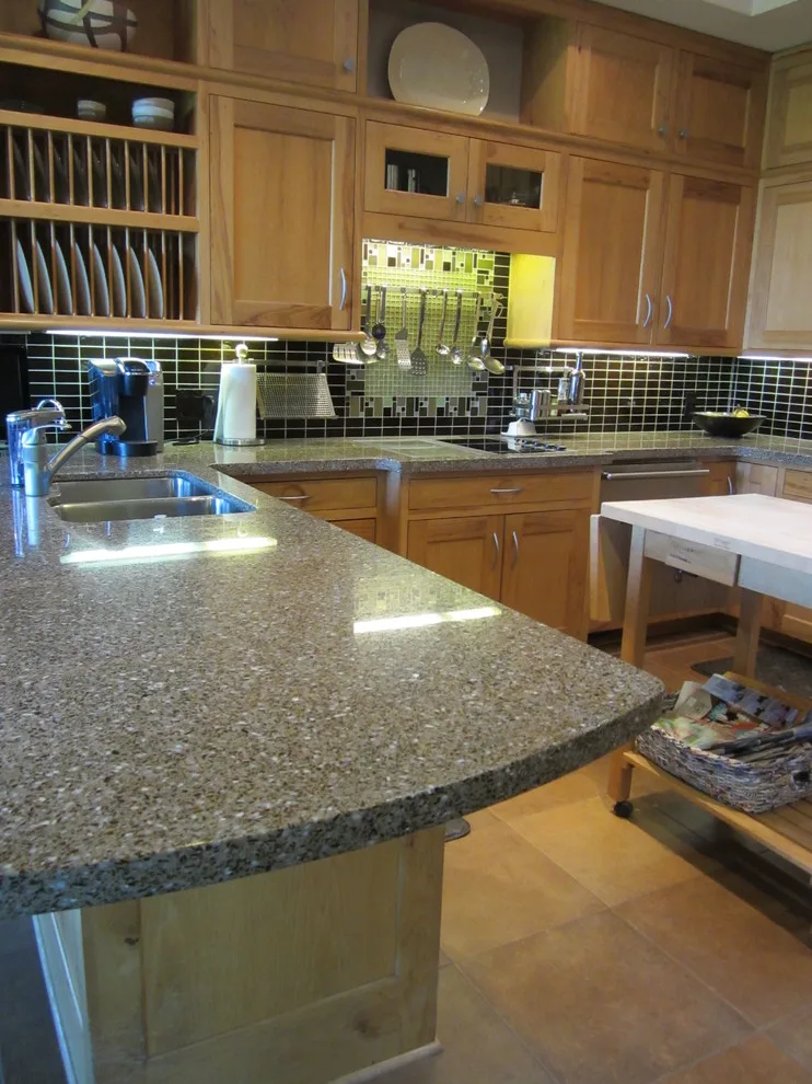Culinary Space by Inspired Composites Recycled Glass Countertops - Photo 4
