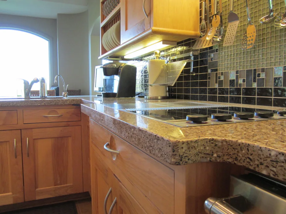 Culinary Space by Inspired Composites Recycled Glass Countertops - Photo 17