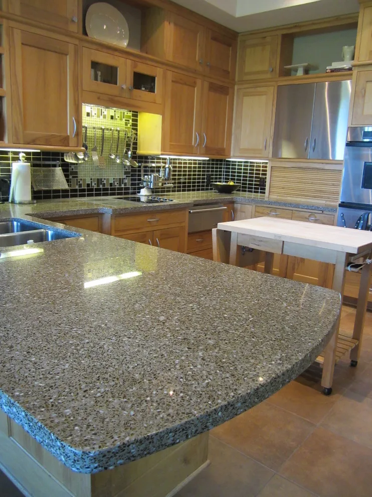 Culinary Space by Inspired Composites Recycled Glass Countertops - Photo 33