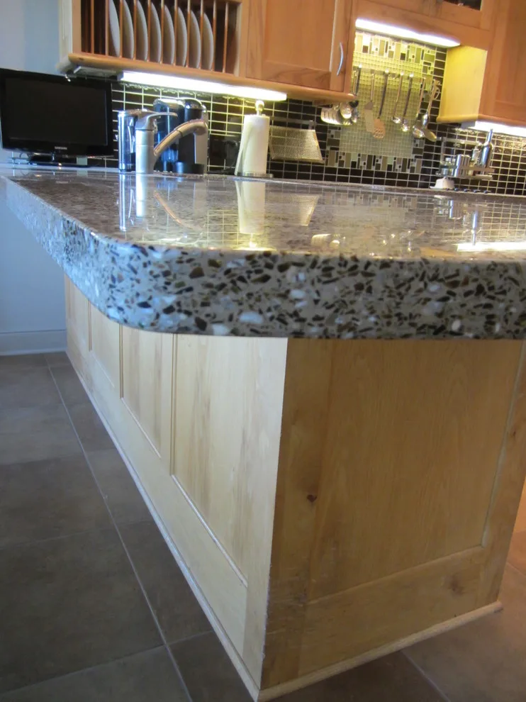 Culinary Space by Inspired Composites Recycled Glass Countertops - Photo 18