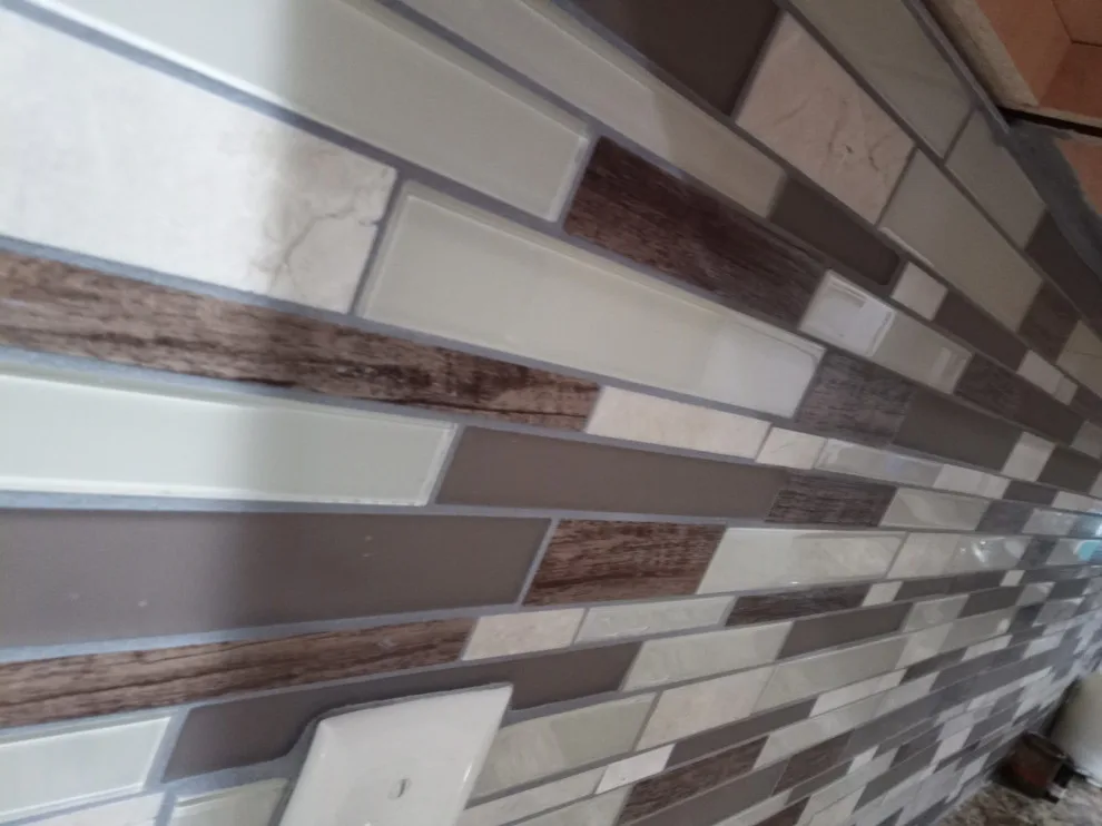 Kitchen renovation - backsplash in progress by Bonetti Tile - Photo 2