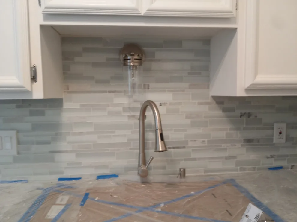 Kitchen renovation - backsplash in progress by Bonetti Tile - Photo 3