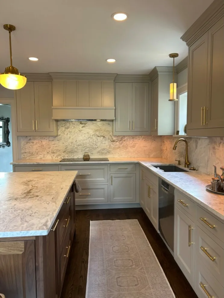 Kitchen renovation - Countertops and complete backsplash by Euroselect Stone LLC - Photo 9