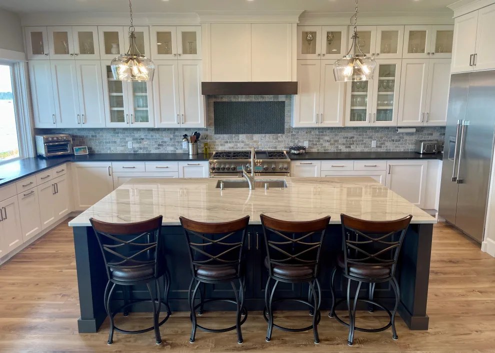 Quartzite Island Kitchen by American Marble & Granite - Photo 4