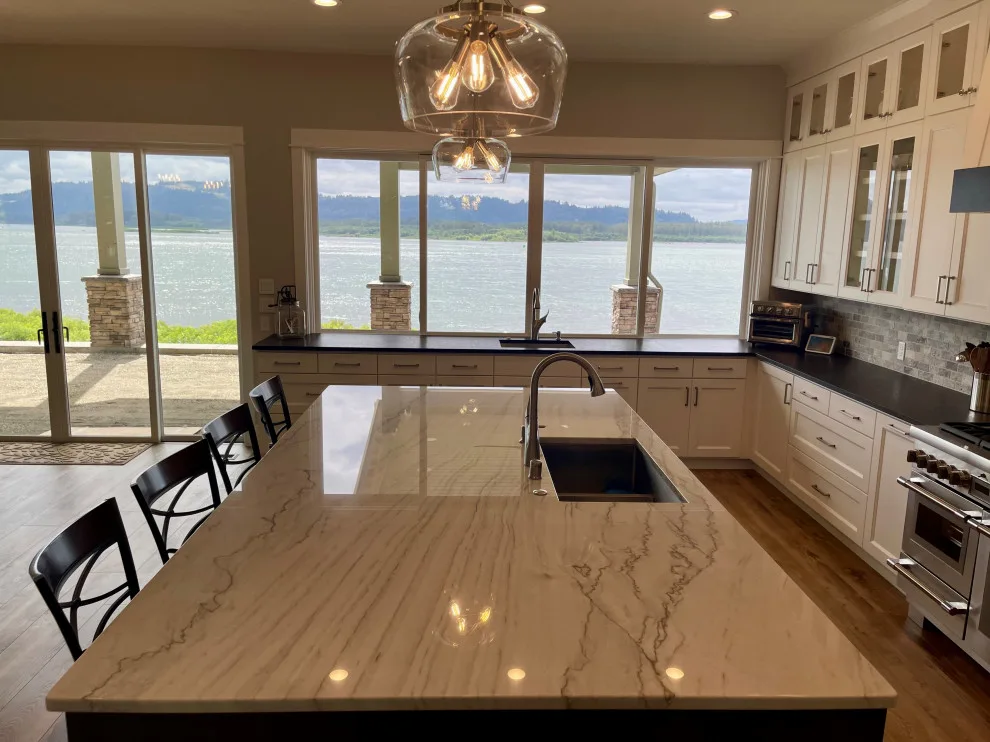 Quartzite Island Kitchen by American Marble & Granite - Photo 3