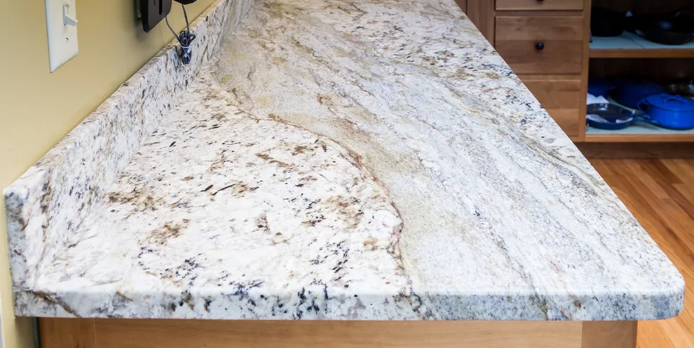 Bordeaux Kitchen with Leathered Typhoon Design by Northern Granite And Marble - Photo 7