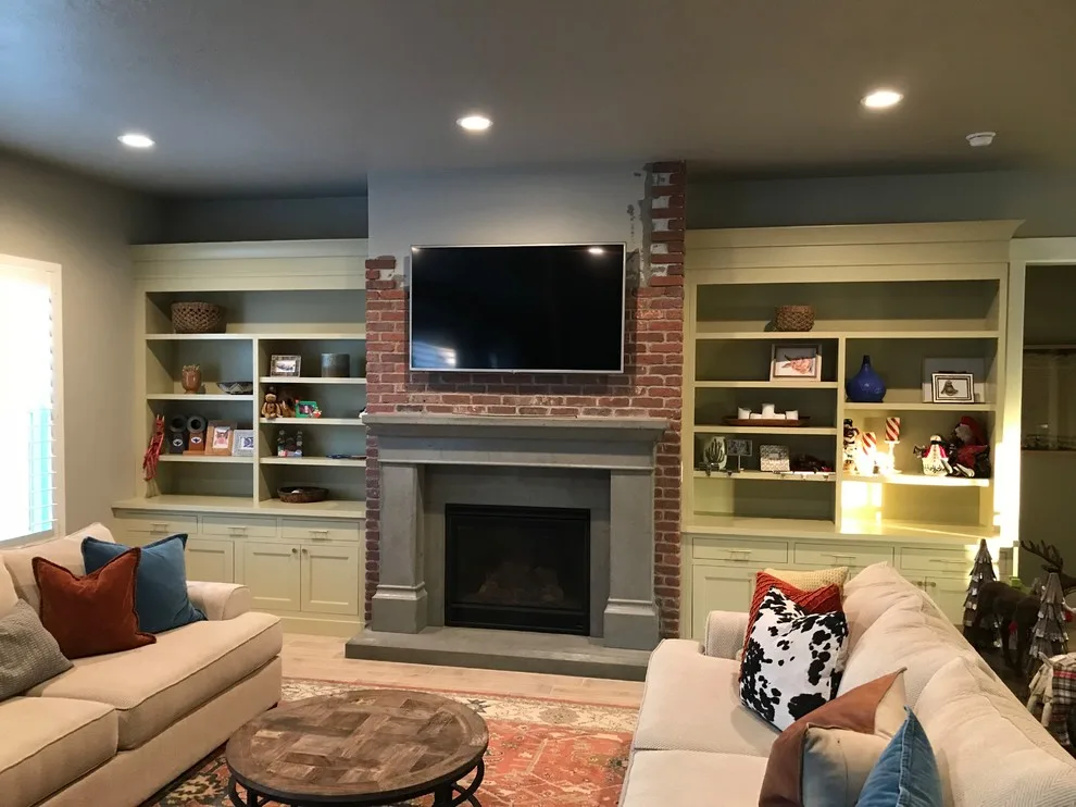 Custom Built-Ins for the Living Room by PSI Tops | Plastic Specialties Inc - Photo 2