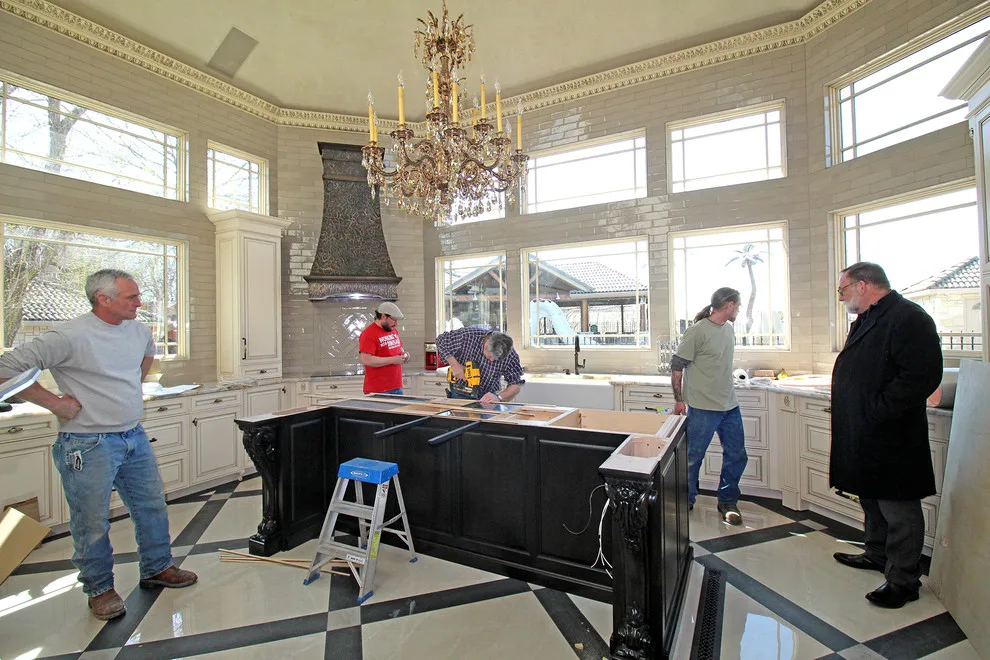 Luminous Quartzite Kitchen and Island Expansion by Canaan Stone Works, LLC - Photo 11