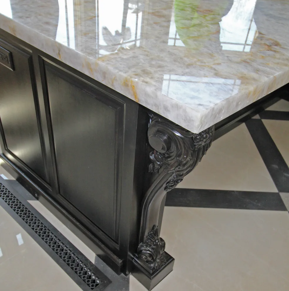 Luminous Quartzite Kitchen and Island Expansion by Canaan Stone Works, LLC - Photo 10