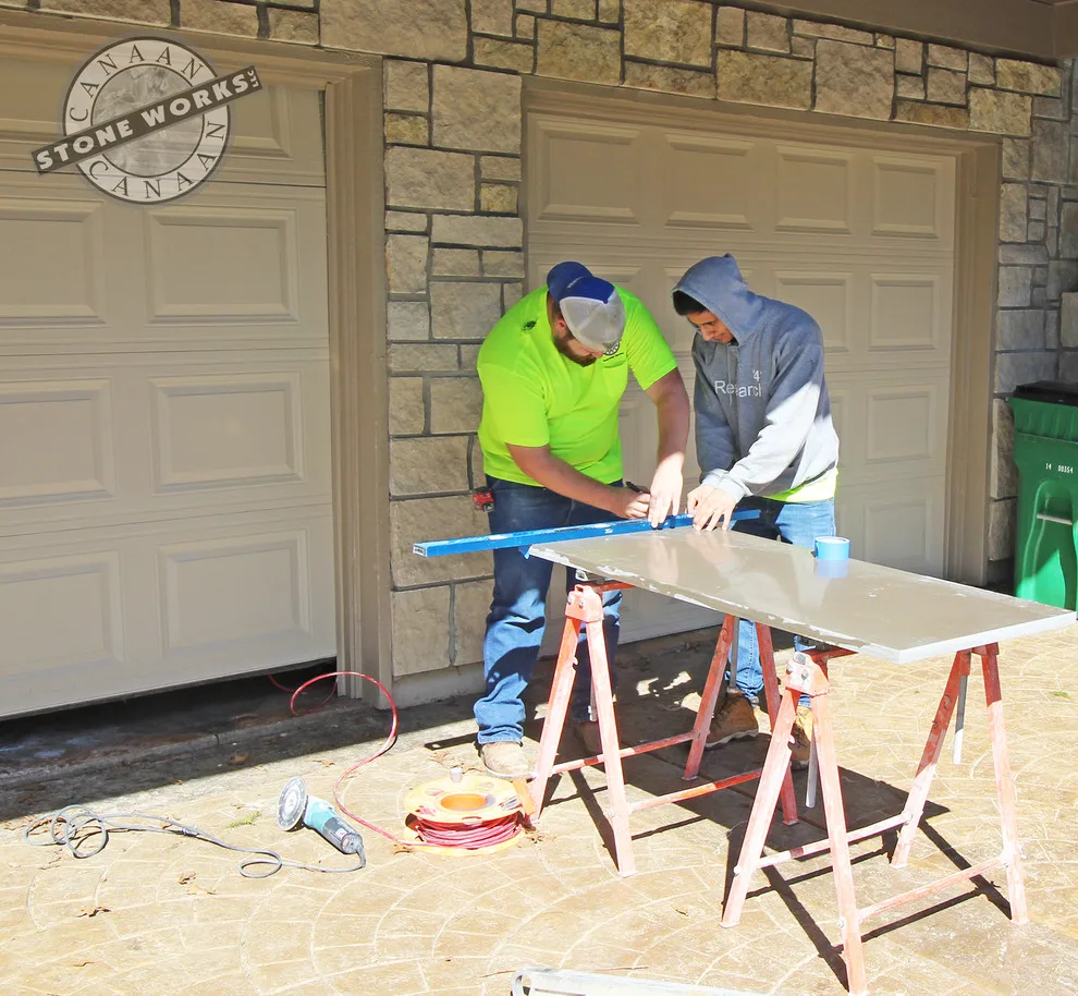 Luminous Quartzite Kitchen and Island Expansion by Canaan Stone Works, LLC - Photo 12