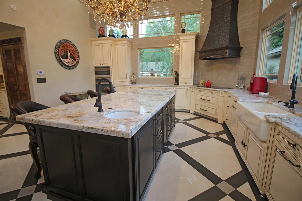 Luminous Quartzite Kitchen and Island Expansion by Canaan Stone Works, LLC - Photo 13
