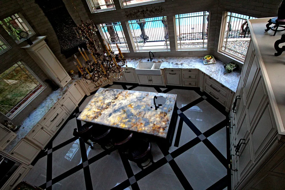 Luminous Quartzite Kitchen and Island Expansion by Canaan Stone Works, LLC - Photo 14