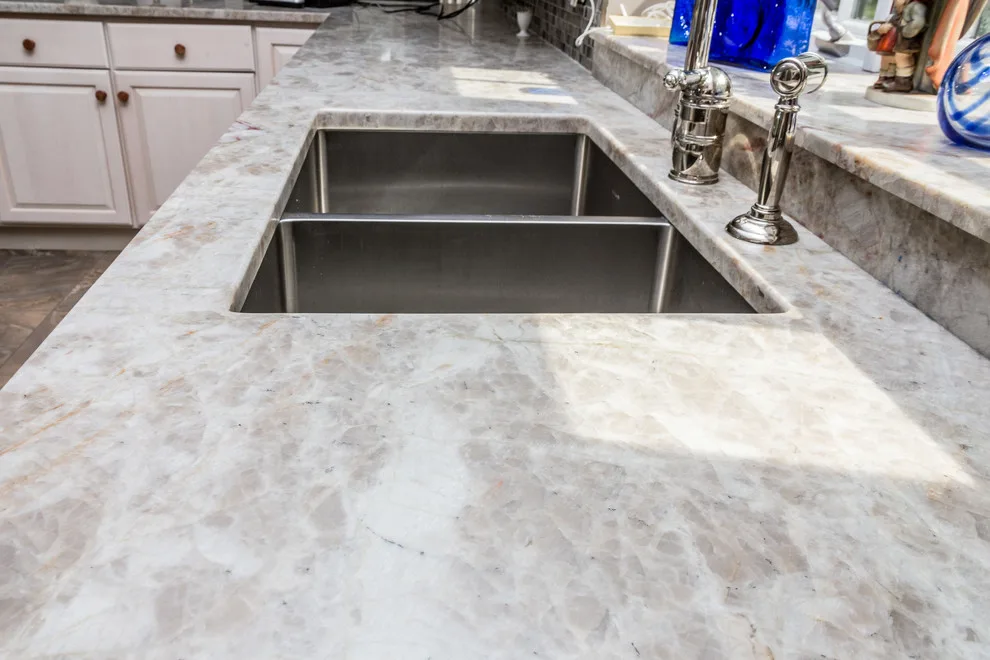 Lumerian Light Granite and Madre Perla Quartz Kitchen by Northern Granite And Marble - Photo 10